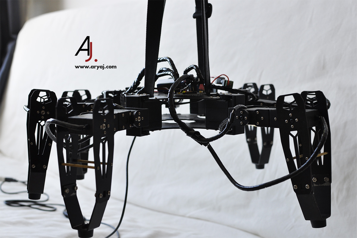 USO hexapod spider picture suspended